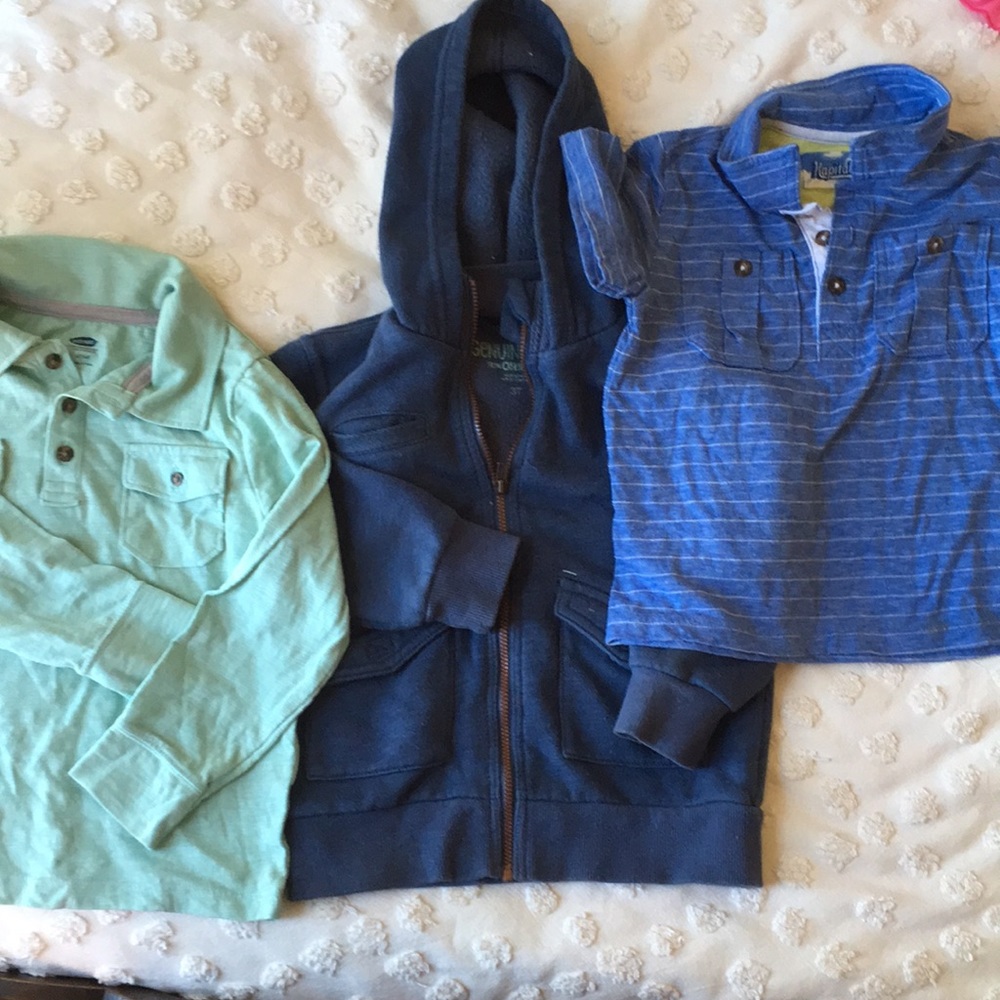 Bundle of Little Boys Tops + Sweatshirt